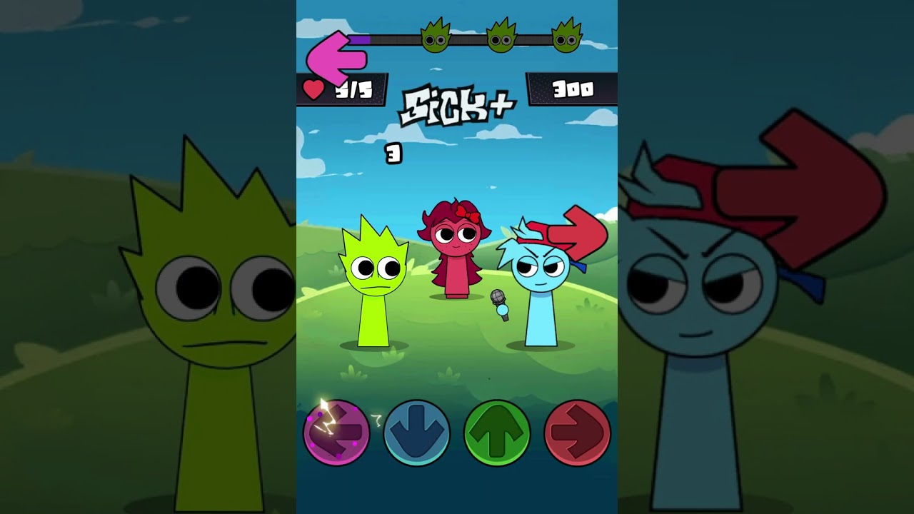 화살표 마추기 게임 