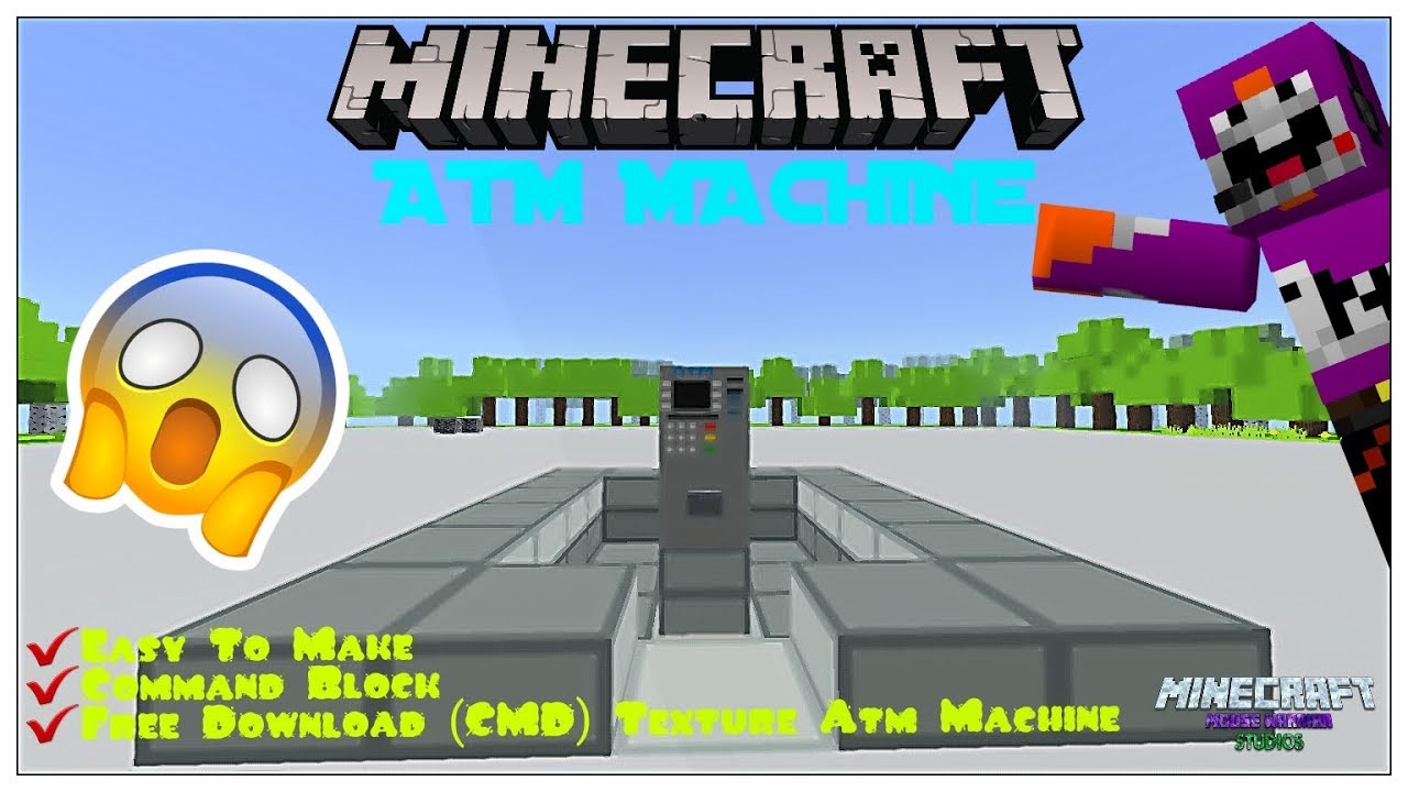 ⁣How To Make Atm machine in Minecraft