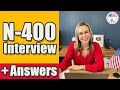 US Citizenship Interview | N-400 Naturalization Interview Simulated Interview Questions &amp; Answers