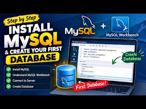 How to Install MySQL & MySQL Workbench | Create Your First Database | SQL for Beginners