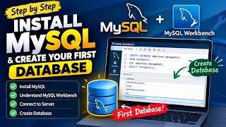 How to Install MySQL & MySQL Workbench | Create Your First Database | SQL for Beginners