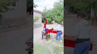 👉 Vertical Chaff Cutter Working Test | Fresh Grass Feeding to Output | One Take Full Process