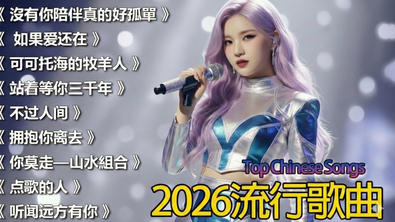 2026華語流行歌🌿🌿大陸流行歌曲 2026流行歌曲 💦💦你的万水千山 \ 如果爱还在 \ 沒有你陪伴真的好孤單 \ 可可托海的牧羊人 🎤🎤Top Chinese Songs 2026.