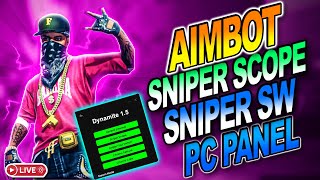 FREE FIRE OB44 UPDATE NEW PC PANEL AWM SCOP, SNIPER SW, LOCATION, AIMBOT 🛑FREE FIRE LIVE 2024