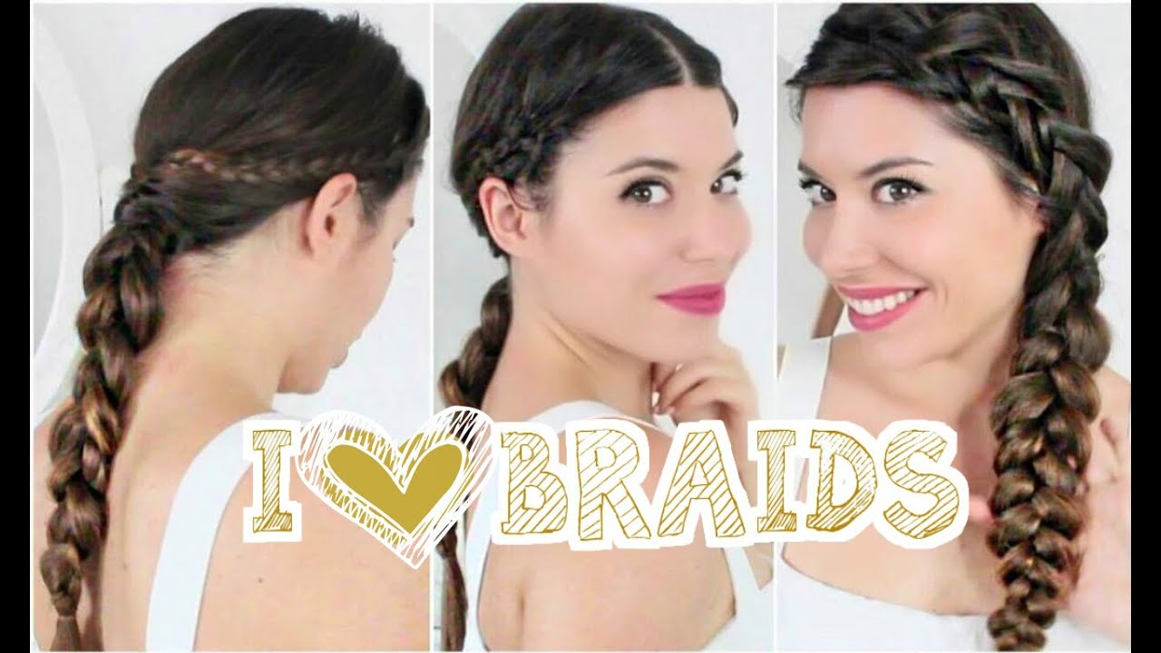 2 ACCONCIATURE FACILI CON LE TRECCE! ❤ EASY HAIRSTYLES 2016 ❤