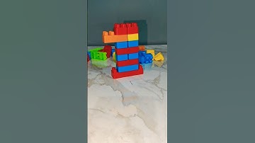 Satisfying Diy Building Blocks| ASMR sound | Building Blocks ASMR #asmr #asmrsounds #shorts