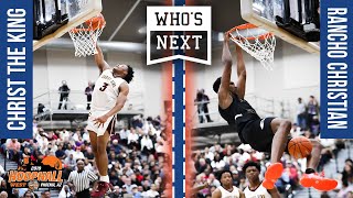 Evan Mobley DOMINATES the floor - Rancho Christian (CA) - Christ the King (NY) - 2019 ESPN Broadcast