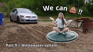 Young couple builds a tiny house | Part 9 - Wastewater system