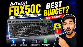 A4Tech FBX50C Wireless Keyboard Review Bluetooth + 2 4G | Best Budget Wireless Keyboard in 2026?