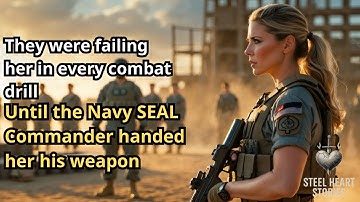 They were failing her in every combat drill — Until the Navy SEAL Commander handed her his weapon