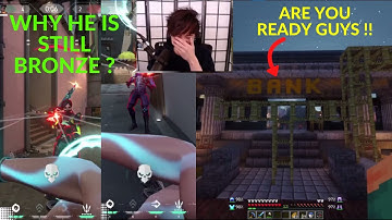 Sykkuno Wants To HEIST The BANK In MINECRAFT || Can He Brake The THERMITE ??