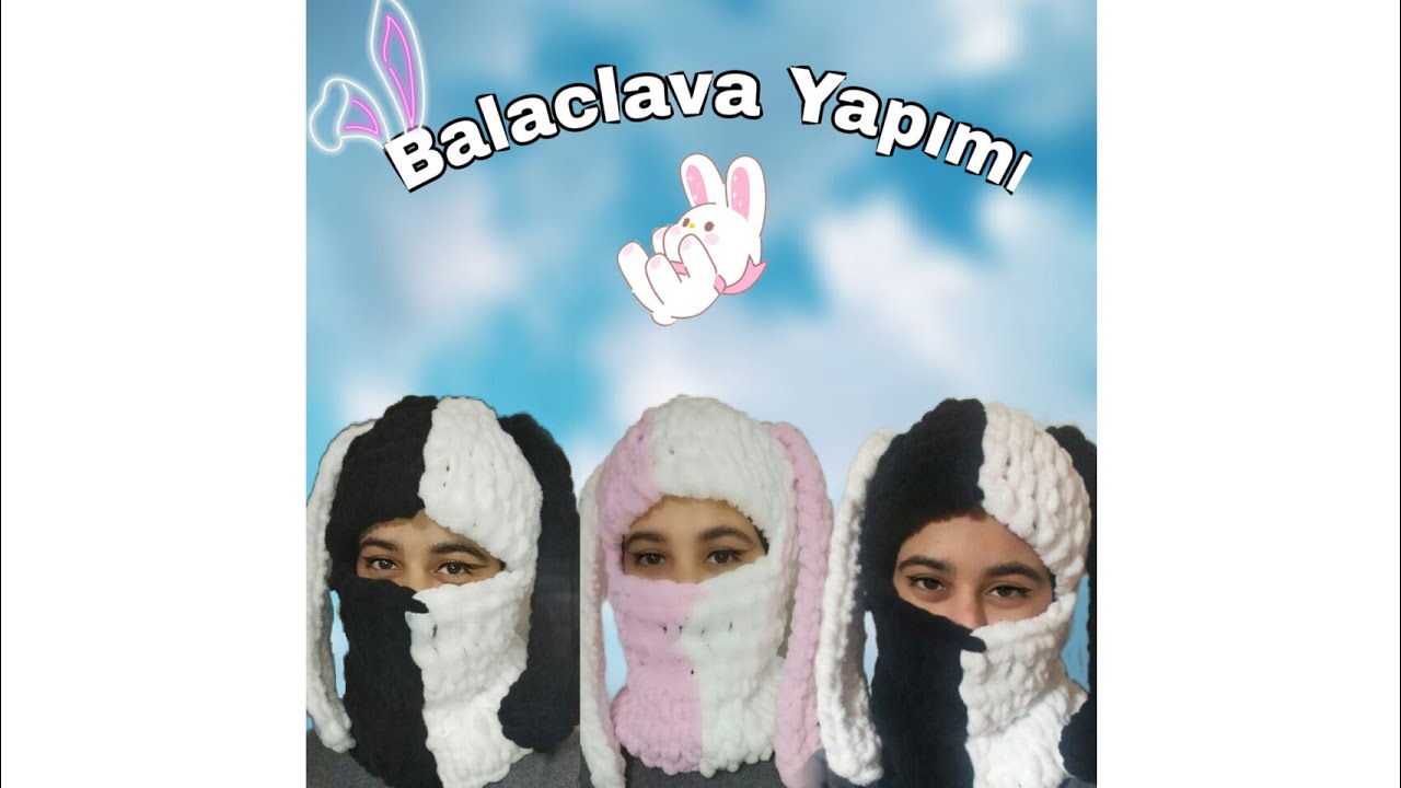 #Balaclava Yapımı #iki renki bere #kar maskesi