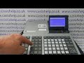 How To Perform A Factory Reset On The Casio SR-S4000 / PCR-T2500 / PCRT2600L / SR-S920 Cash Register