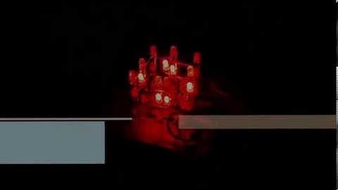 3x3x3 LED cube avr atmega 328p