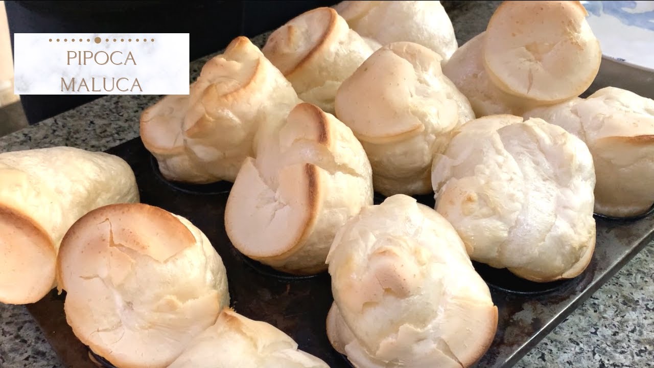 PIPOCA MALUCA ASSADA DE POLVILHO AZEDO  - CROCANE POR FORA E MACIA POR DENTRO - ROSCA DE POLVILHO