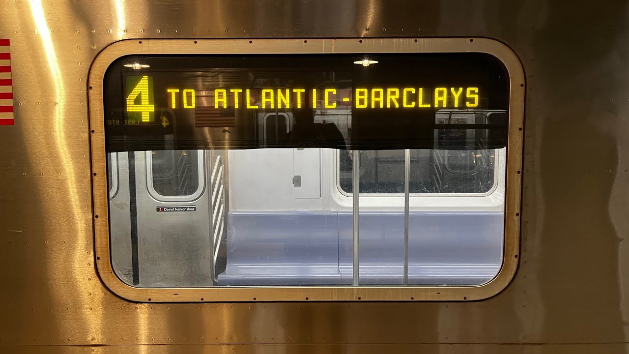 On board an Atlantic Ave. bound R142 4 train from Woodlawn to Atlantic Ave.-Barclays Center