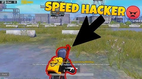SPEED HACKER IN PUBG MOBILE!