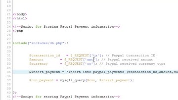 80 E Commerce website in PHP & MySQL in Urdu Hindi part 82 Paypal integration