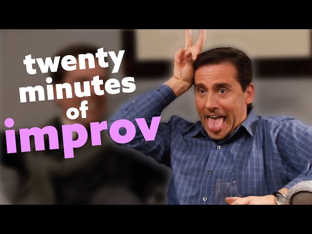 20 Minutes of Improvised Moments from The Office US | Comedy Bites class=