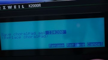 Programming the K2000: Voxpad