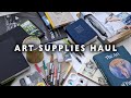 Fresh art haul art supplies i bought in the last three months plus what i got for christmas