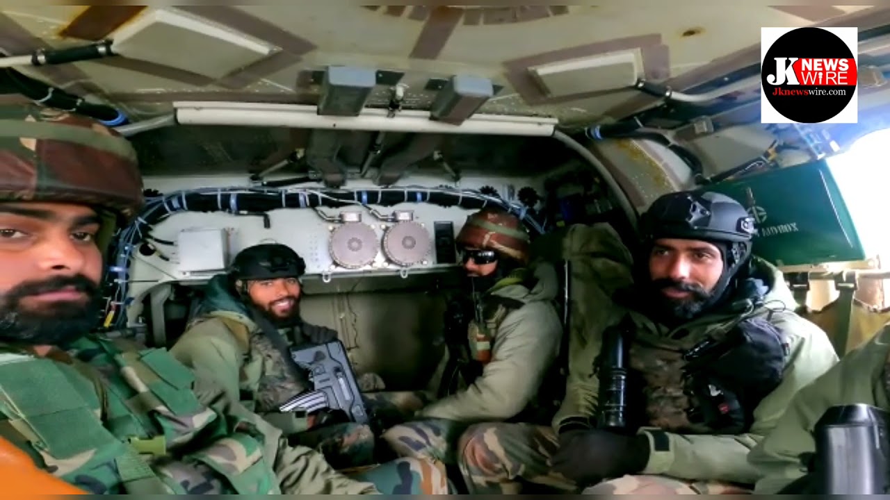 IndianForcesHeliborne exerciseHigher reaches in snow clad region at height of 9000 feet in Kashmir