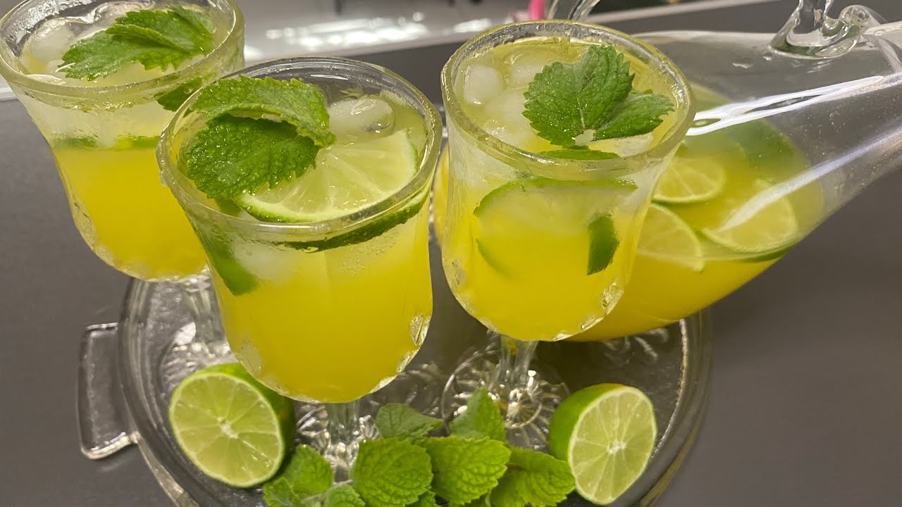 Jus citronnade limonade trop nékhe rafraîchissant et délicieux