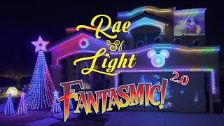Fantasmic! 2.0 Christmas Light Show  Rae of Light (2022)