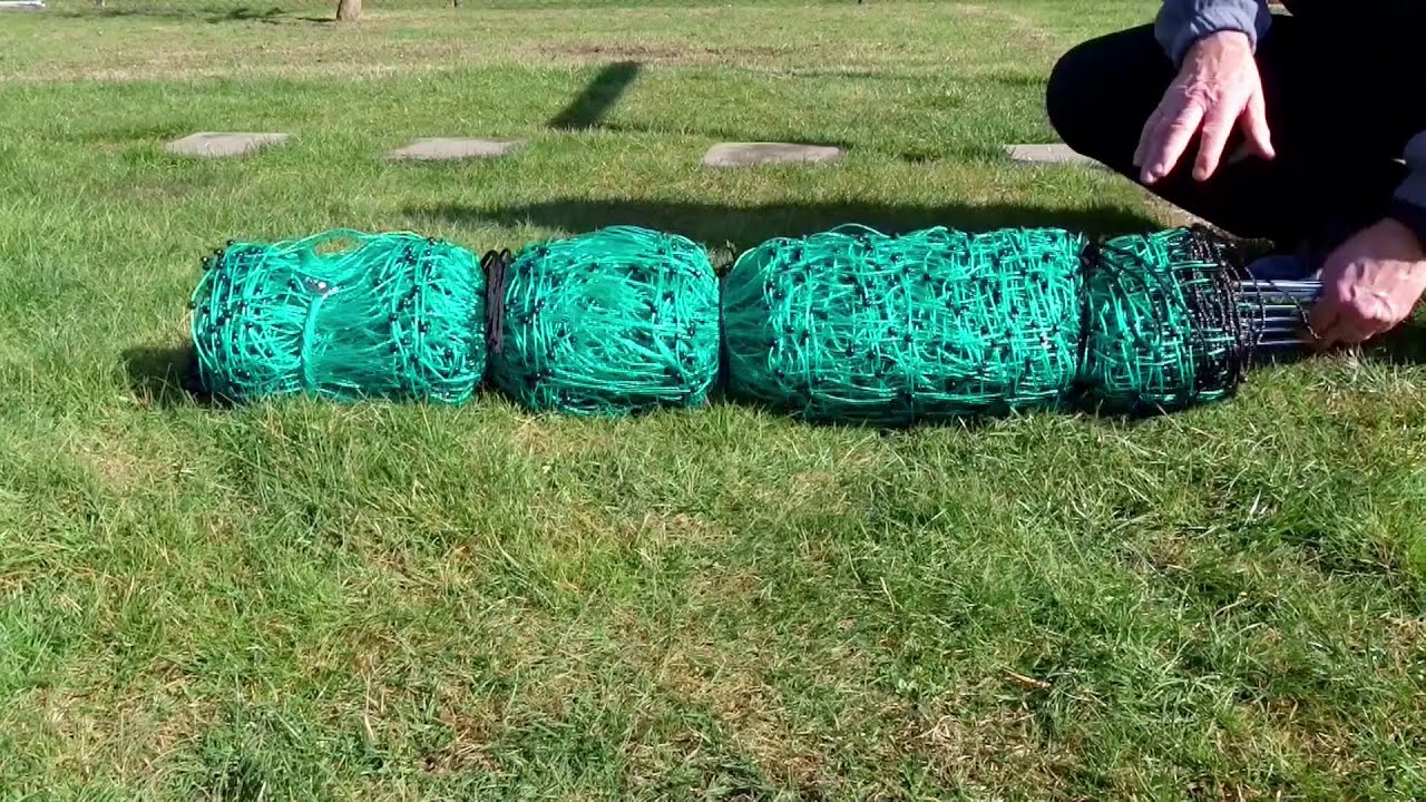 A 25 Metre Net For My Chickens Installation Presentation