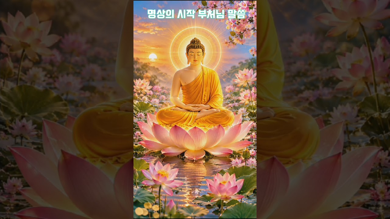 부처님 말씀 #명상 #부처님 말씀