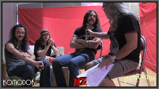 METAL ZONE Oxygène Radio - L'interview de KOMODOR au MOTOCULTOR Festival à CARHAIX - 17/08/2023