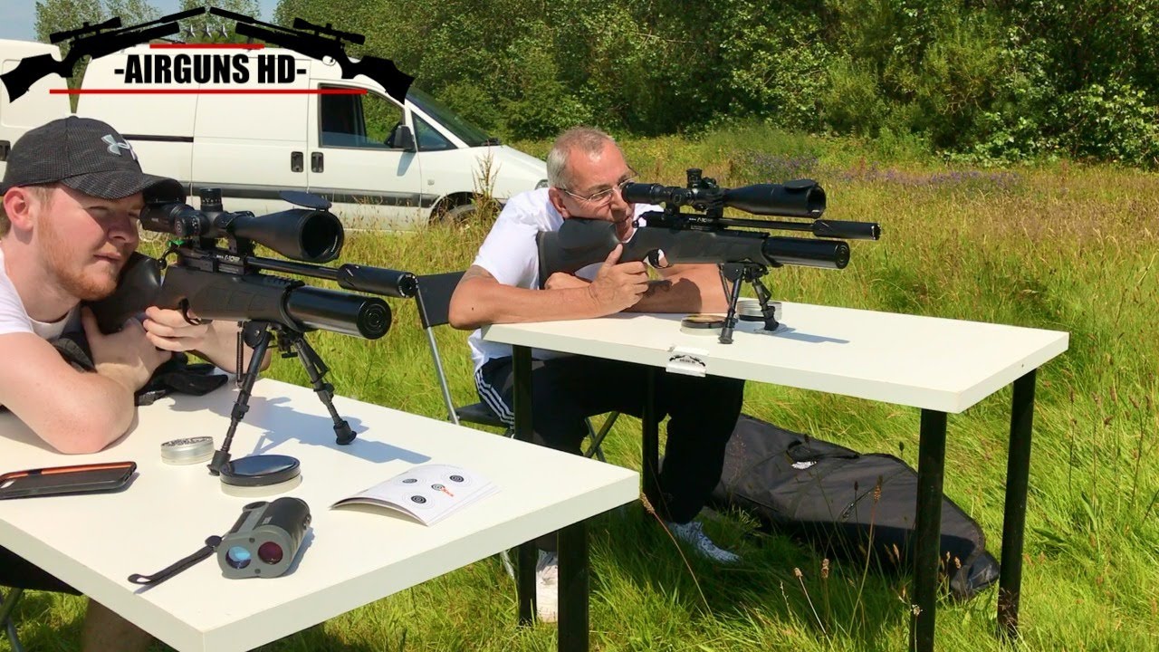 50 yard shooting with air rifles youtube