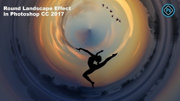 Round Landscape Effect in Photoshop CC 2017 | Photoshop Tutorials | Photoshop教程