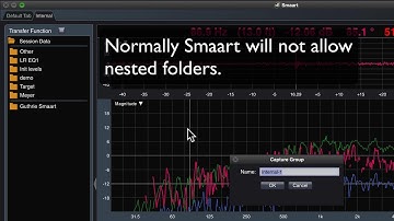How to create nested folders in Smaart®