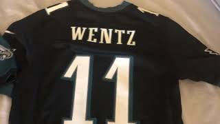 Carson Wentz Jersey Comparison: Nike Vapor Untouchable vs Nike Game jersey comparison