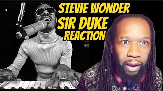 STEVIE WONDER Sir Duke REACTION - The man is from another planet!