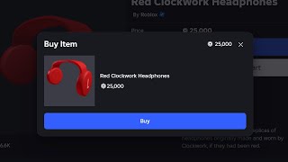 Buying Red Clockwork Headphones Dream Item