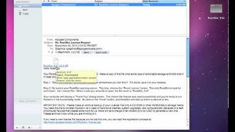 RockSim Software Tutorials - Installation & Registration (Mac)
