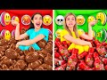 1000ミステリーボタンチャレンジ たった1つで逃げられます | 面白い食べ物チャレンジ PaRaRa Challenge