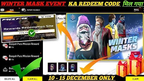 FREE FIRE REDEEM CODE TODAY 10 DECEMBER REDEEM CODE FREE FIRE | FF REDEEM CODE TODAY 10 DECEMBER