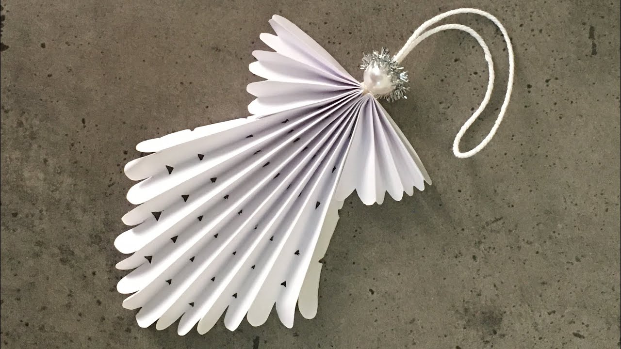 How to Make a Paper Angel Christmas Ornament (So Beautiful!) - Tidbits