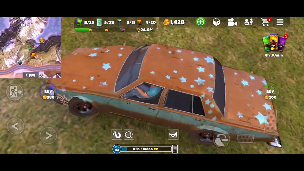 Off the road review de el carro Caprice lo desbloque y voy a destruirlo out en el juego 