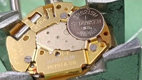 Assembly And Disassembly of miyota caliber Gl20 #watches #miyota