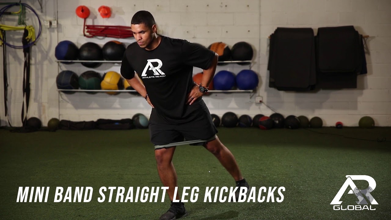 Mini Band Straight Leg Kickbacks YouTube