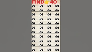 Find👉 40 😱SUBSCRIBE my channel #maths #puzzle #riddels #queddle #riddels #riddles #queddle #logicalp
