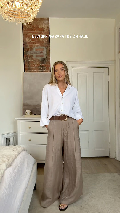 new in zara for spring 🤍 #zara #haul