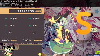 Sasaki Sayaka - Koi Saku Mirai [Extra] EZDT FC 420pp 7.16⭐