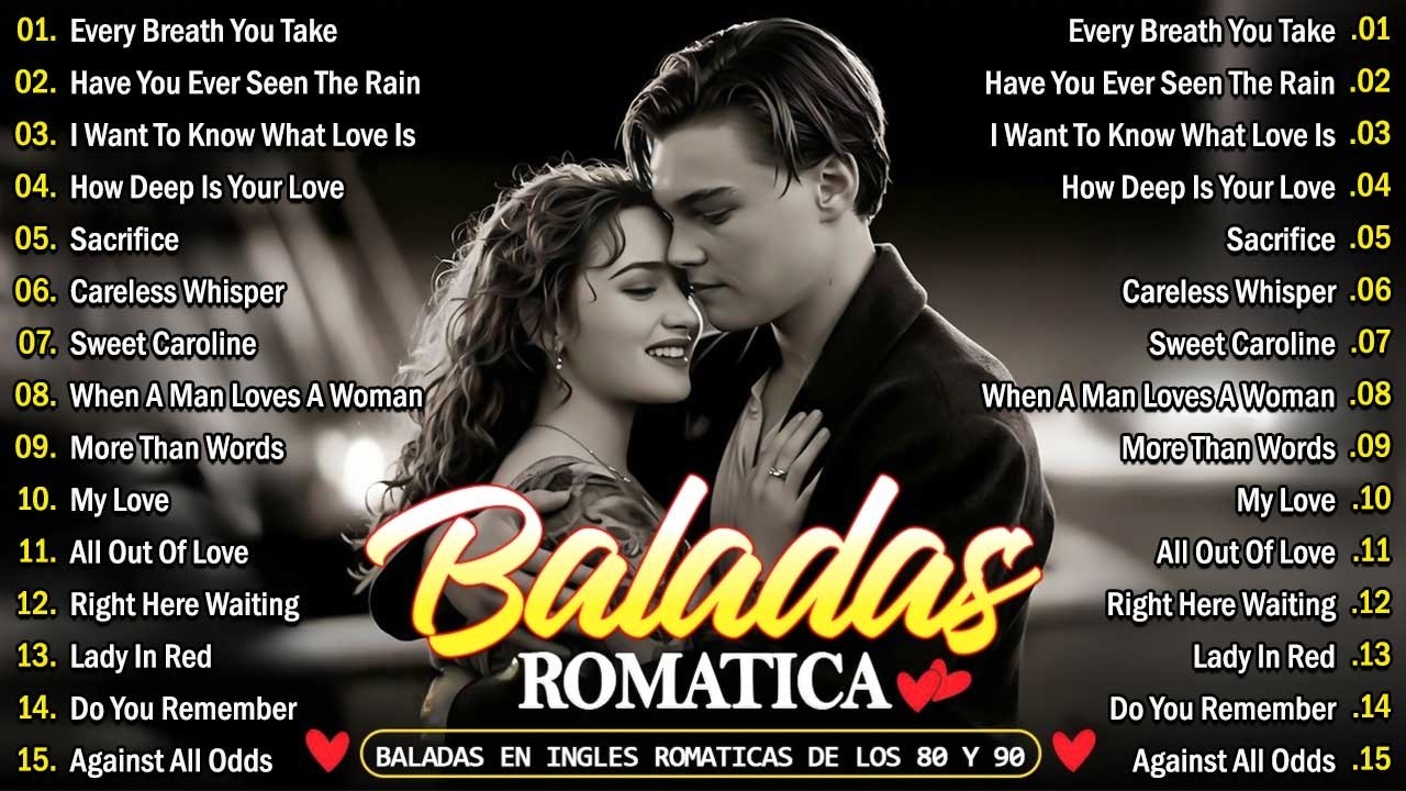 Las 100 Mejores Canciones En Ingles De Los Tiempos - Grandes Éxitos 80 y 90 En Inglés