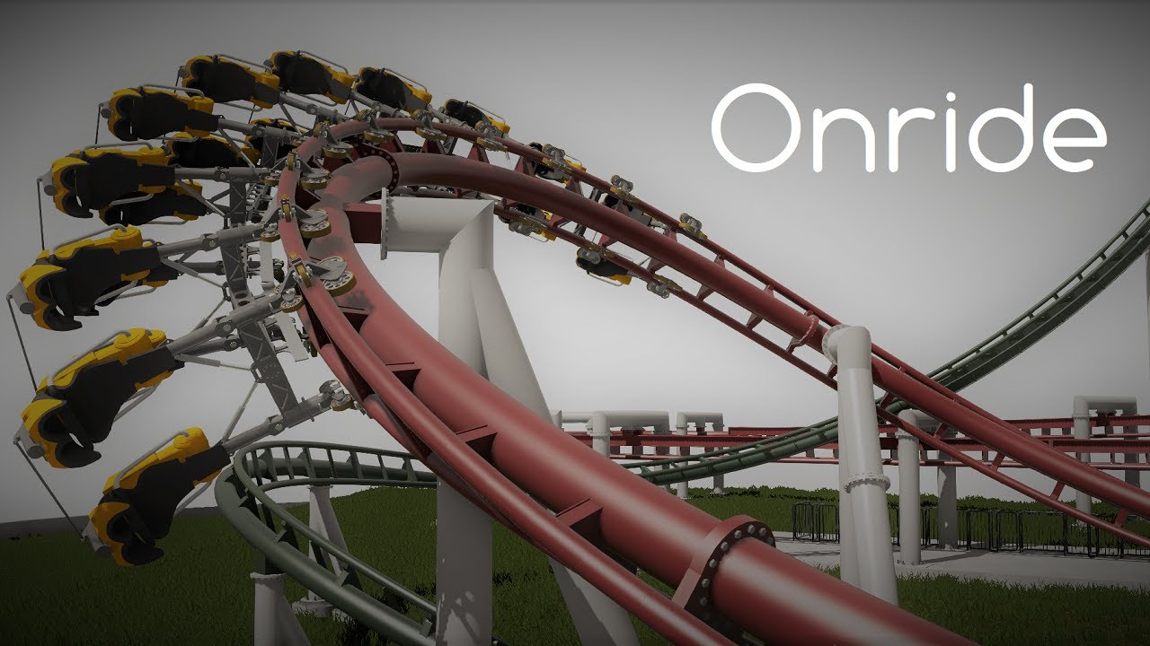 Onride Suspended Thrill Coaster (Hals über Kopf at Tripsdrill and Tayto