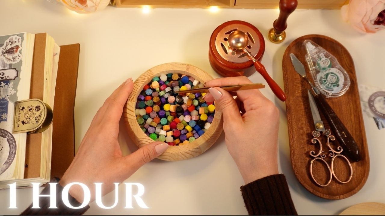 ASMR 1 HOUR | Stress Relieving Cozy Hobby | Crinkle & Paper Sounds | No Mid-Roll Ads